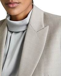 Harper Textured Cropped Blazer