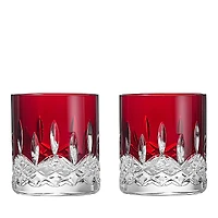 Waterford Lismore Red Tumbler Straight, Set of 2