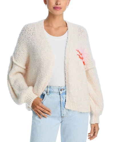 Jacquard Back Detail Cardigan