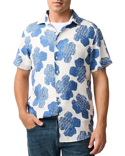 Donnelly Linen Floral Print Shirt