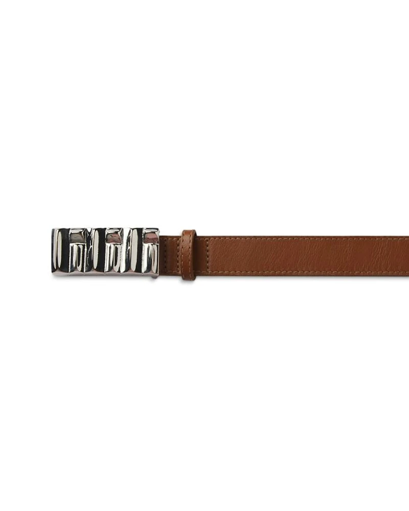 Sculptural Leather Belt