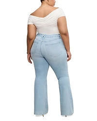 Soft Tech Good Legs Flare Jeans Indigo841
