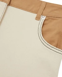 Maddie Twisted Seam Jeans Ecru
