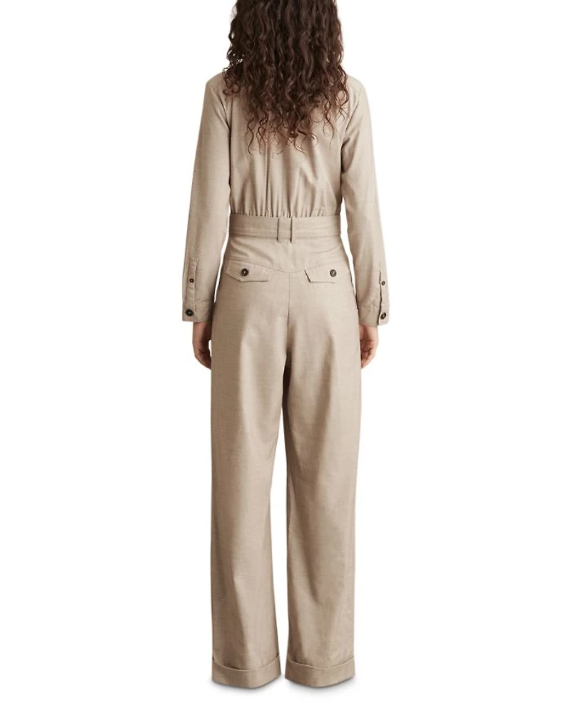 Abigail Tailored Belted Jumpsuit