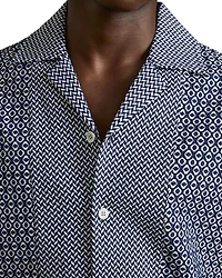 Geo Jacquard Camp Shirt
