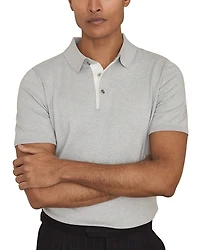 Reiss Slim Fit Heathered Polo