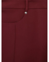 Petites Heather Wide Leg Palazzo Pants