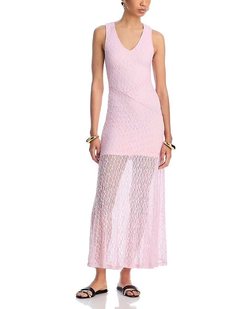 Steve Madden Theo Floral Lace Maxi Dress