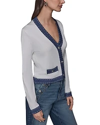 Knit V Neck Cardigan