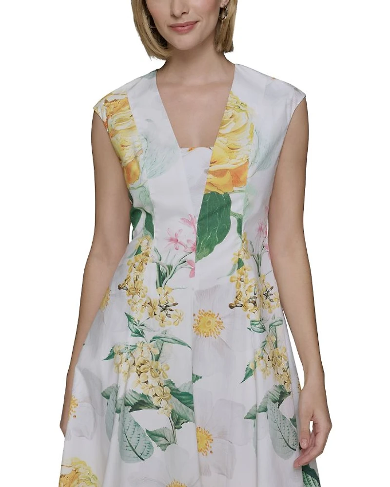 Allover Floral Dress