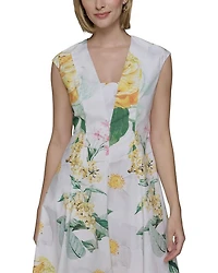 Allover Floral Dress
