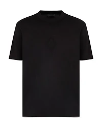 Embossed Eagle Logo Cotton Tee