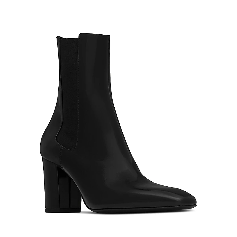 Saint Laurent Women's Betty Buckled Chelsea Boots