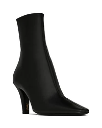 Saint Laurent Women's Jill Mid Heel Booties