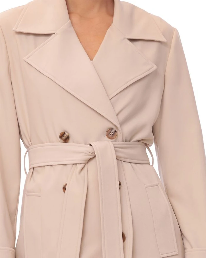 Double Breasted Relaxed Trench Coat