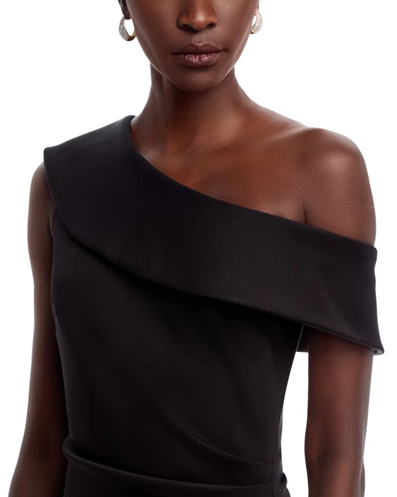 One Shoulder Ruffled Dress