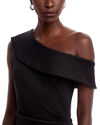 One Shoulder Ruffled Dress