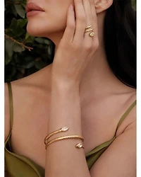 Marquise Coiled Bangle Bracelet