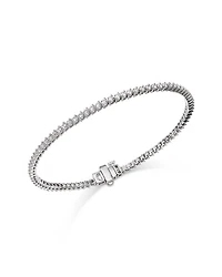 Certified Diamond Tennis Bracelet in 14K White Gold, 2.0 tcw