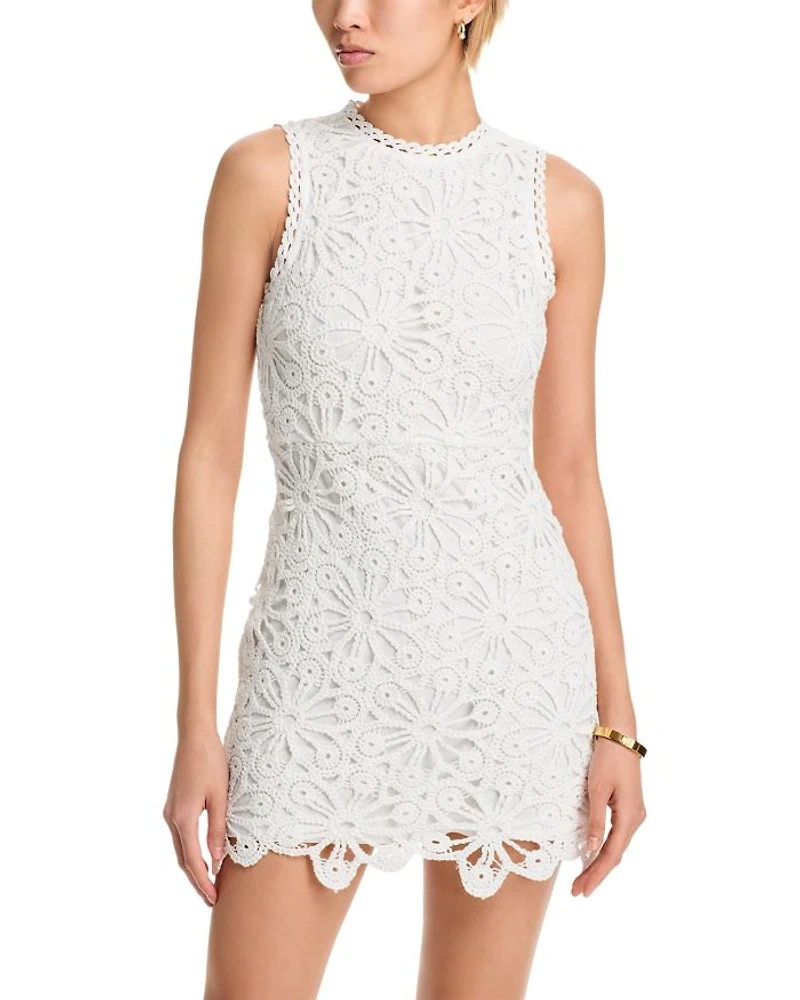 Crochet Mini Dress - Exclusive