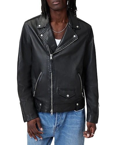 Allsaints Milo Leather Biker Jacket