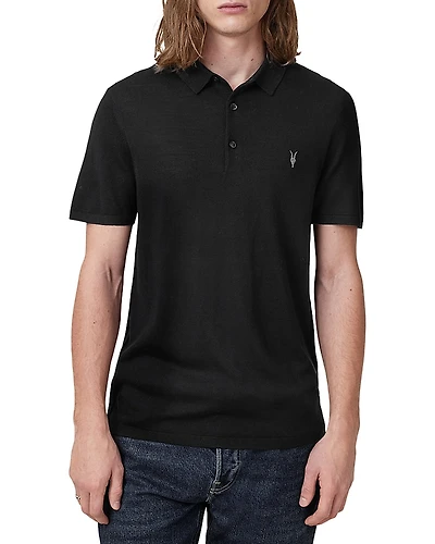 Allsaints Mode Merino Wool Polo Shirt