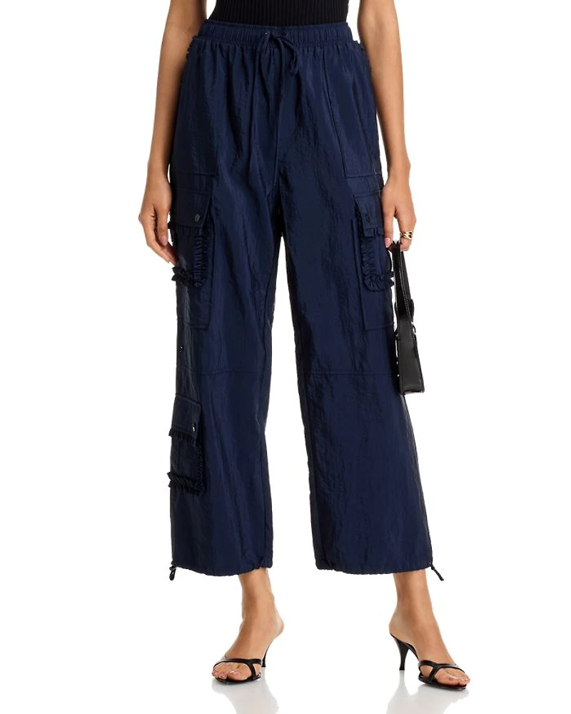 Ruffle Parachute Pants