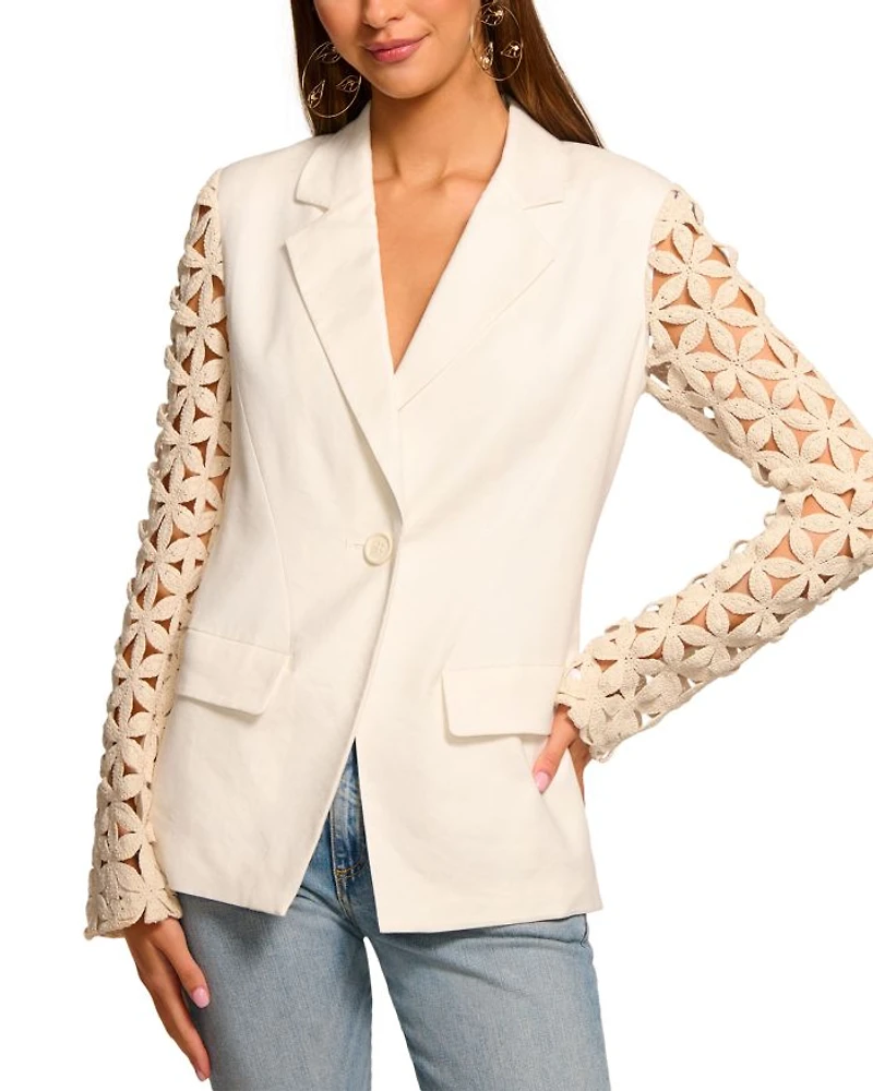 Kelsey Crochet Sleeve Jacket