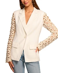 Kelsey Crochet Sleeve Jacket