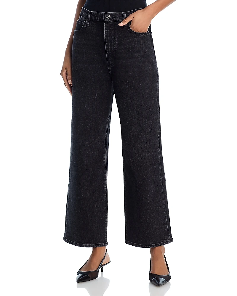 Frame The Wide High Rise Wide Leg Jeans