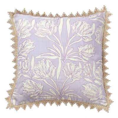 Himalayan Embroidered Reversible Cushion, 20" x 20"