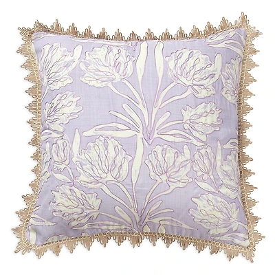 vVyom Himalayan Embroidered Reversible Cushion, 20 x 20