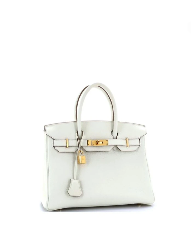 Birkin 30 Handbag Light Togo with Gold Hardware