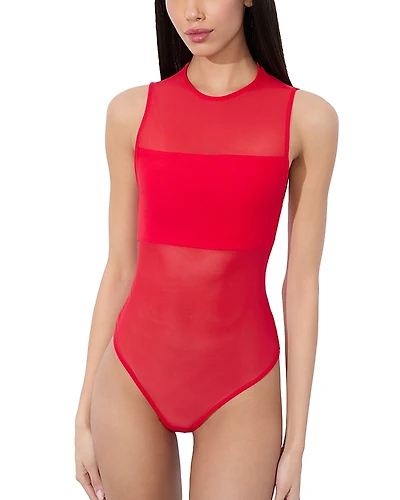 Alice and Olivia Bandeau Thong Bodysuit