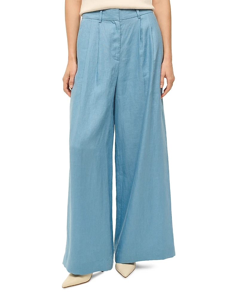 Staud Sasha Linen Pants