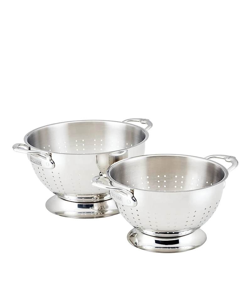 Provisions 2-Piece Stainless Steel Colander Set (3-Qt. & 5-Qt.)