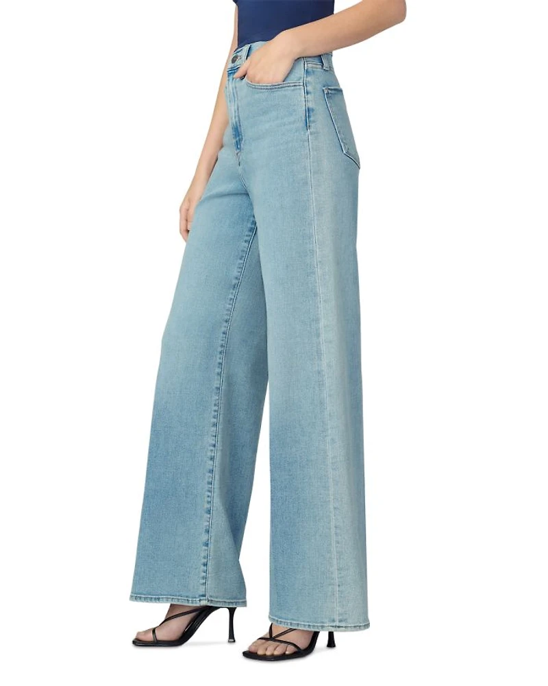 Petite The Mia High Rise Wide Leg Jeans Riveting