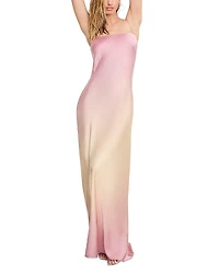 Good American Satin Slip Maxi Dress