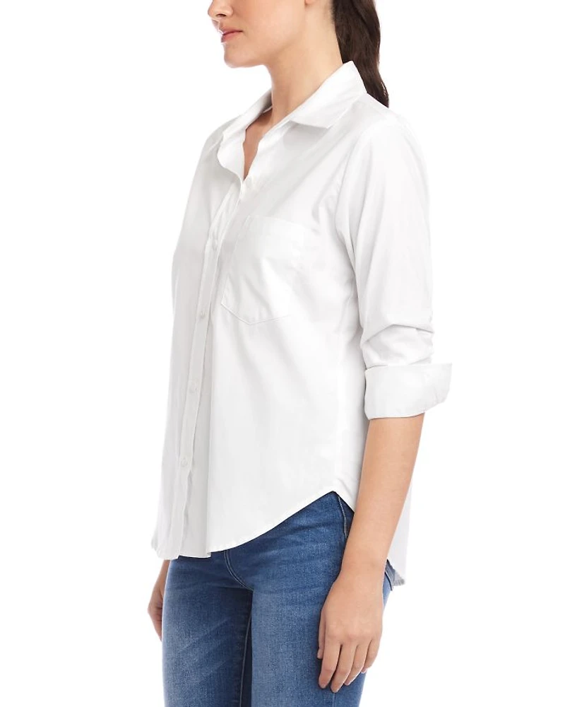 Ruched Sleeve Shirt