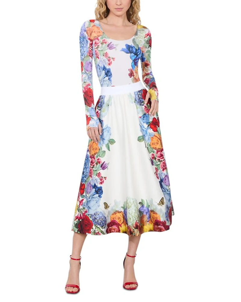Earla High Rise Flare Skirt