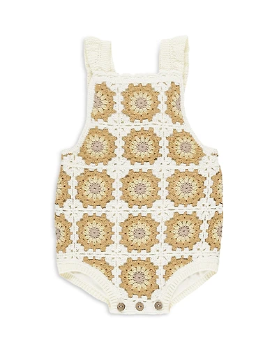 Rylee +Cru Girls' Crochet Romper - Baby