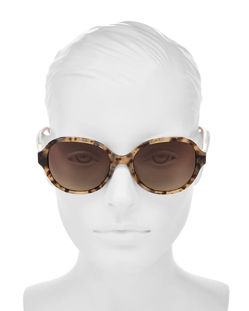Emalie Round Sunglasses, 56mm