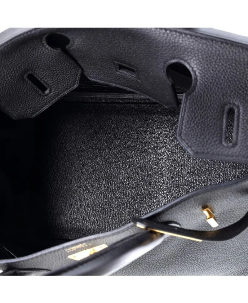 Birkin Handbag Black Togo with Gold Hardware