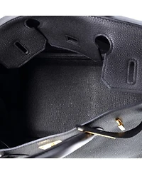 Birkin Handbag Black Togo with Gold Hardware