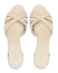 Women's Keefa Straw Heel Sandals