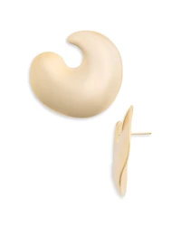 Aqua Curvy Earrings - Exclusive