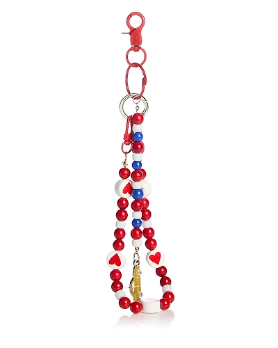 Aqua New York Beaded Bag Charm - Exclusive