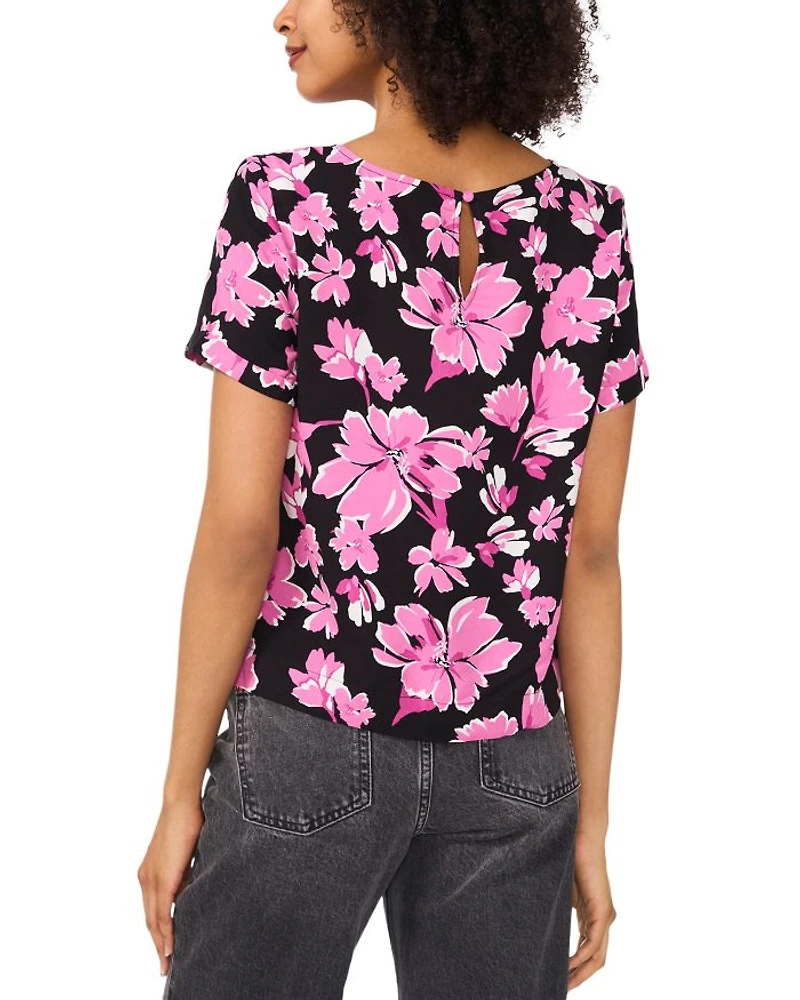 Rolled Cuff Short Sleeve Tee