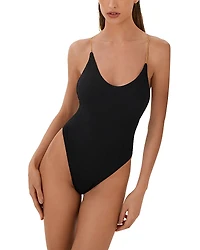 ViX Firenze Ney T Back One Piece Swimsuit