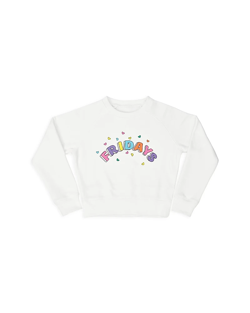 Iscream Girls' Friday Crewneck Sweatshirt - Big Kid
